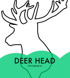 deer head template