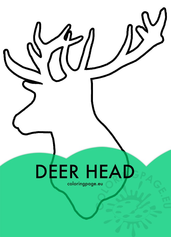 deer head template