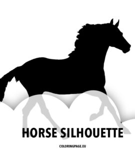 horse silhouette