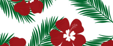 tropical floral pattern