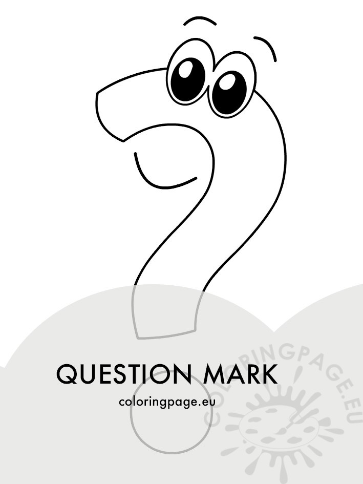 cartoon question mark