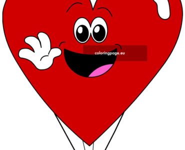 heart hot air balloon