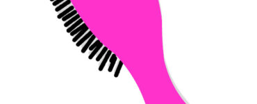 pink hairbrush