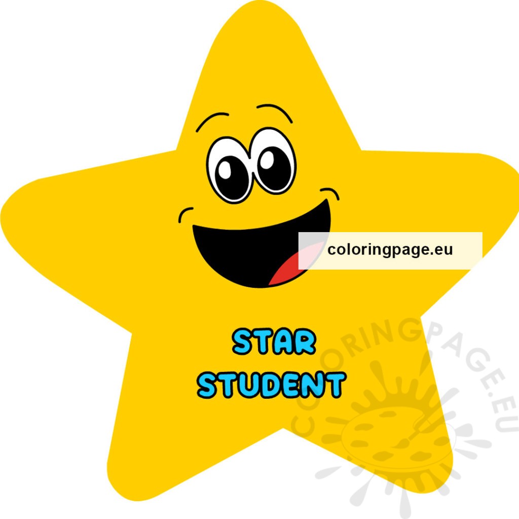 Star student | Coloring Page