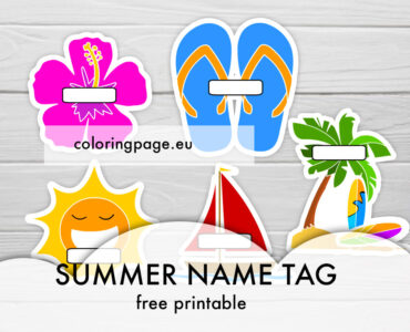 summer name tag