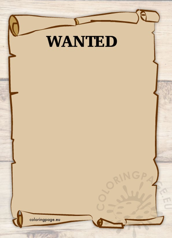 wanted poster