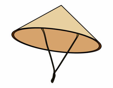 asian conical hat