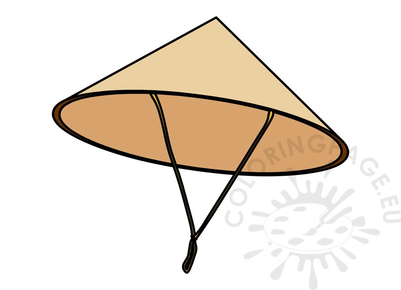 asian conical hat