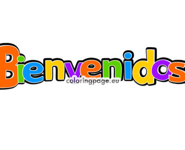 bienvenidos lettering