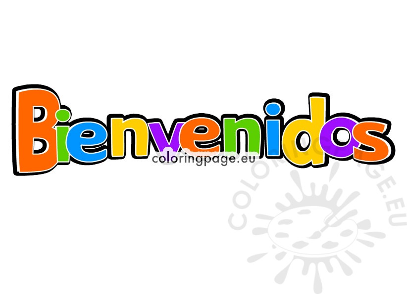 bienvenidos lettering