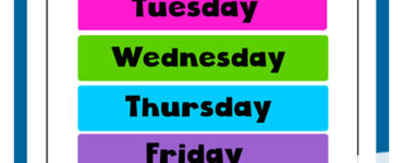 days of the week