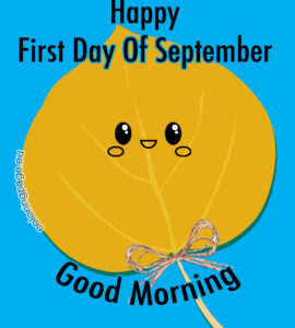 happy first day of september