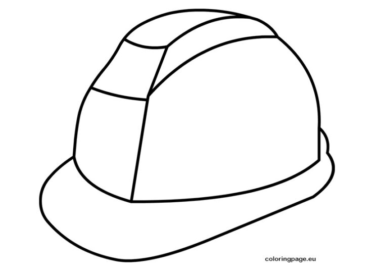 Hard hat | Coloring Page