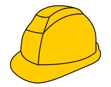 yellow hard hat