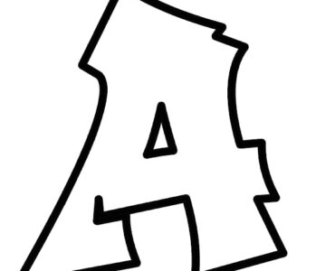 a letter graffiti