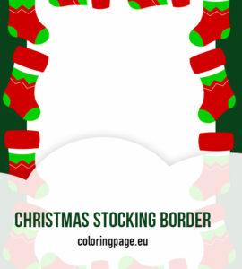 christmas stocking border