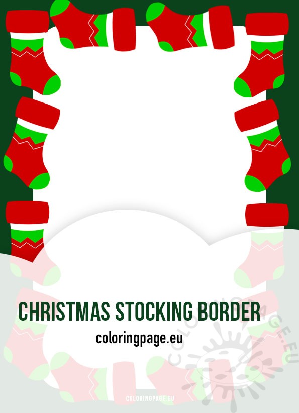 christmas stocking border