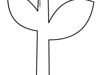 flower stem template