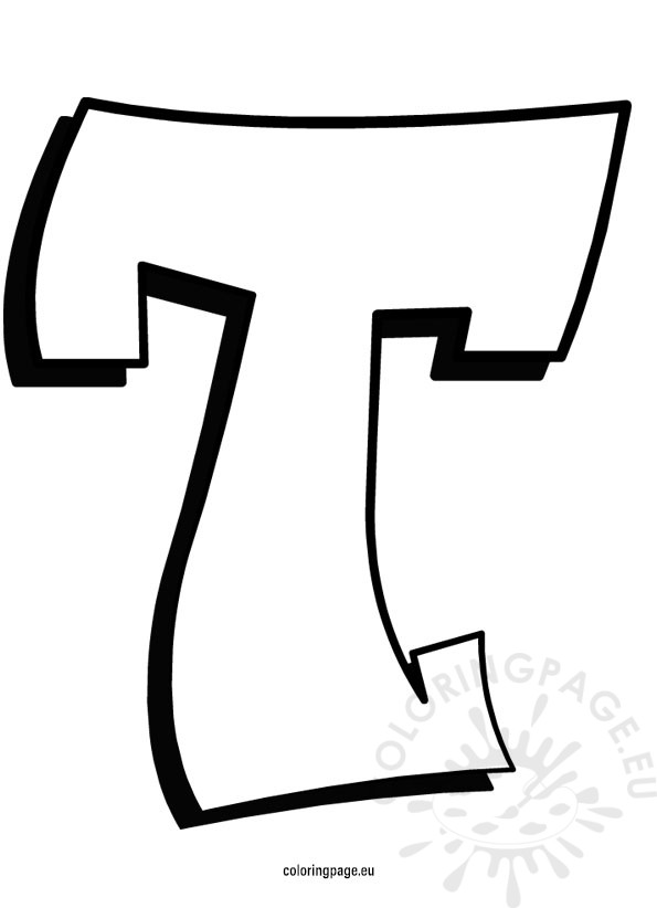 graffiti letter t