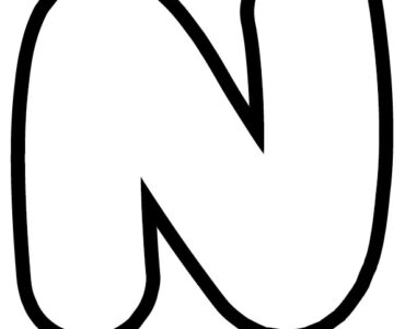 n bubble letter