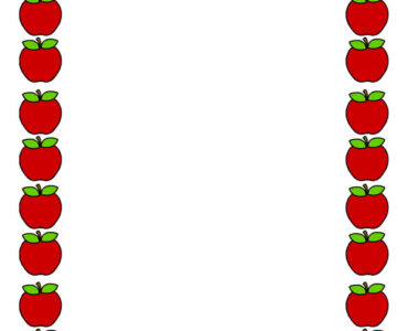 red apple frame