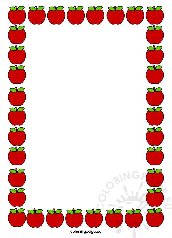 red apple frame