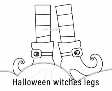 witch legs shoes