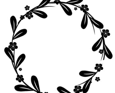 wreath circle round leaves1