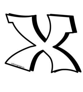 x letter graffiti