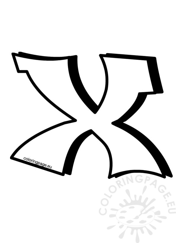 x letter graffiti