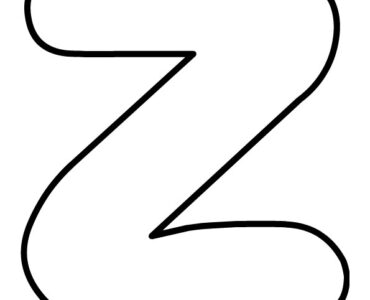 z bubble letter