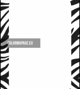 zebra border template