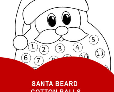 Santa beard cotton balls