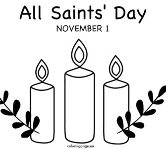 all saints day candle