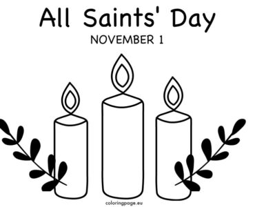 all saints day candle