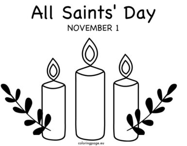 all saints day candle