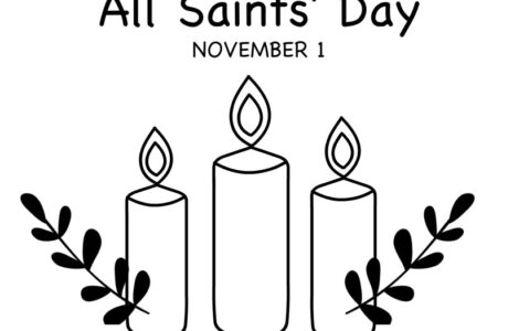 all saints day candle