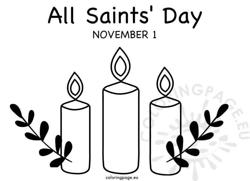 all saints day candle