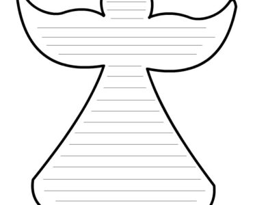 angel shaped writing