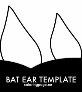 bat ear template