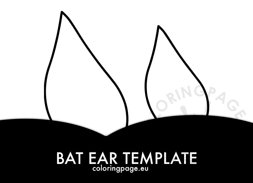 bat ear template