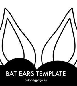 bat ears template