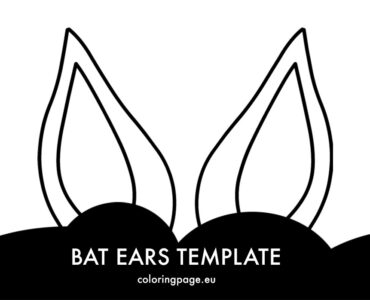 bat ears template