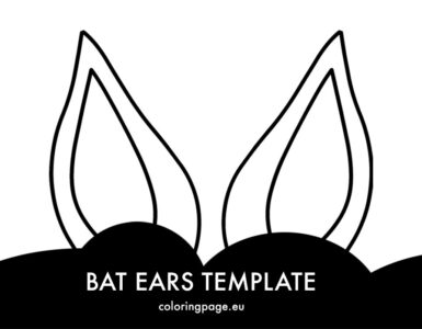 bat ears template