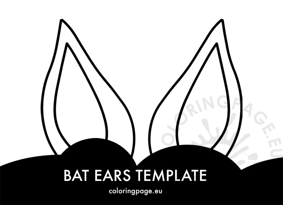 bat ears template