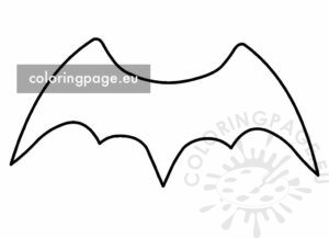 Halloween shapes 12 Bat wings