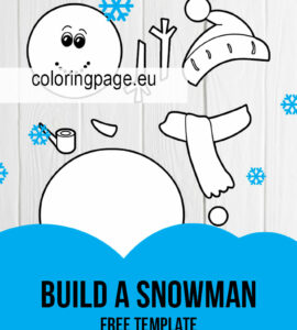 build snowman template