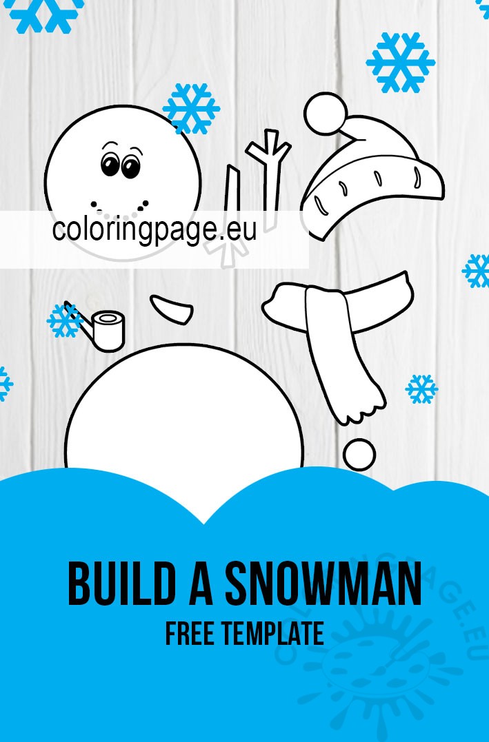 build snowman template