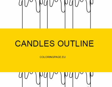 candles outline