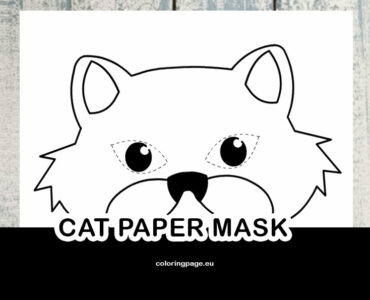 cat paper mask